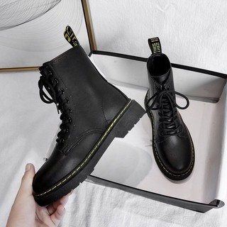 [HÀNG CÓ SẴN] Giày Bốt Nữ Martin Cổ Cao Đế 5,5 cm Thời Trang Boots | BigBuy360 - bigbuy360.vn