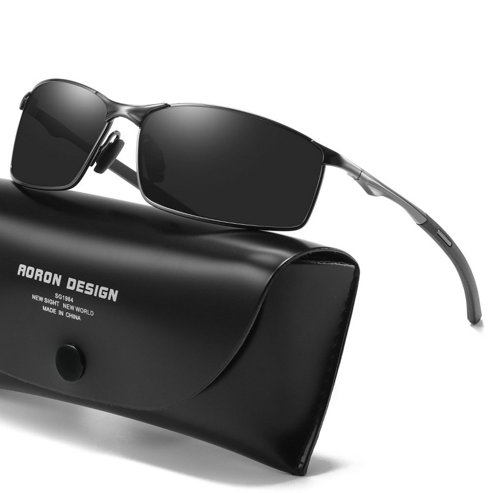 Kính mát HD làm từ nhôm kiểu dáng thời trang cho nam