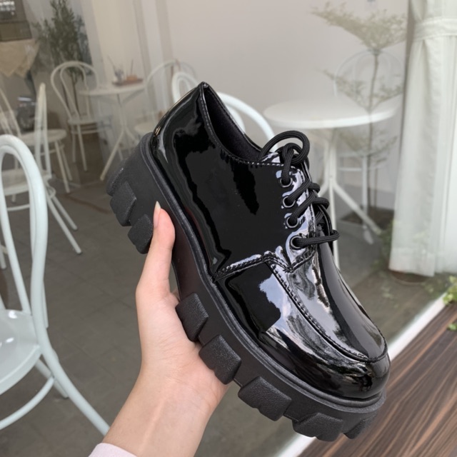 Boot lolita cổ thấp đế cao 5cm (HÀNG CÓ SĂN cả da lì và da bóng) FB03