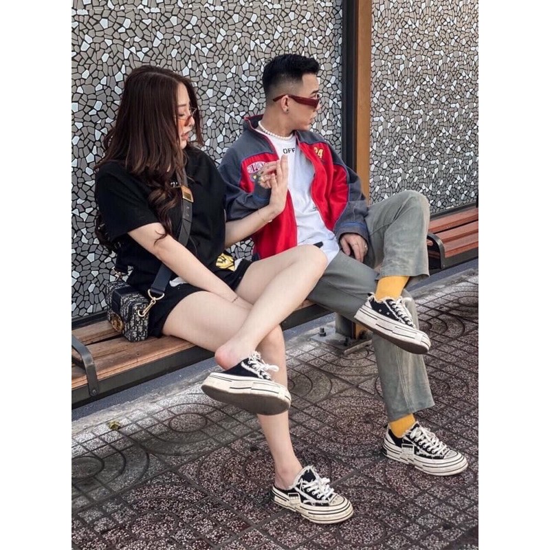 (⚡️Zep 11⚡️Ful bok⚡️tặng tất⚡️quà⚡️)Giày thể thao,sneakers nam nữ Xvesse.l đế gỗ êm chân tăng chiều cao G193