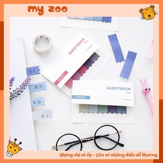 Giấy note màu pastel xinh xắn - Đánh dấu trang