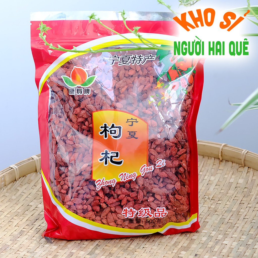 Câu kỷ tử đỏ Ninh Hạ 500g - Kho sỉ Người Hai Quê - Hai Quê Foods