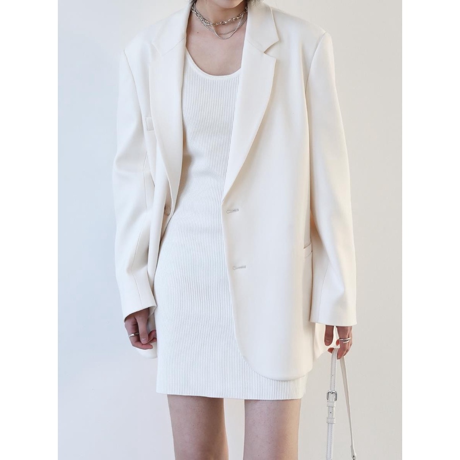 Đầm dệt kim mảnh vừa vặn cổ chữ U không tay có túi bên hông dành cho nữ