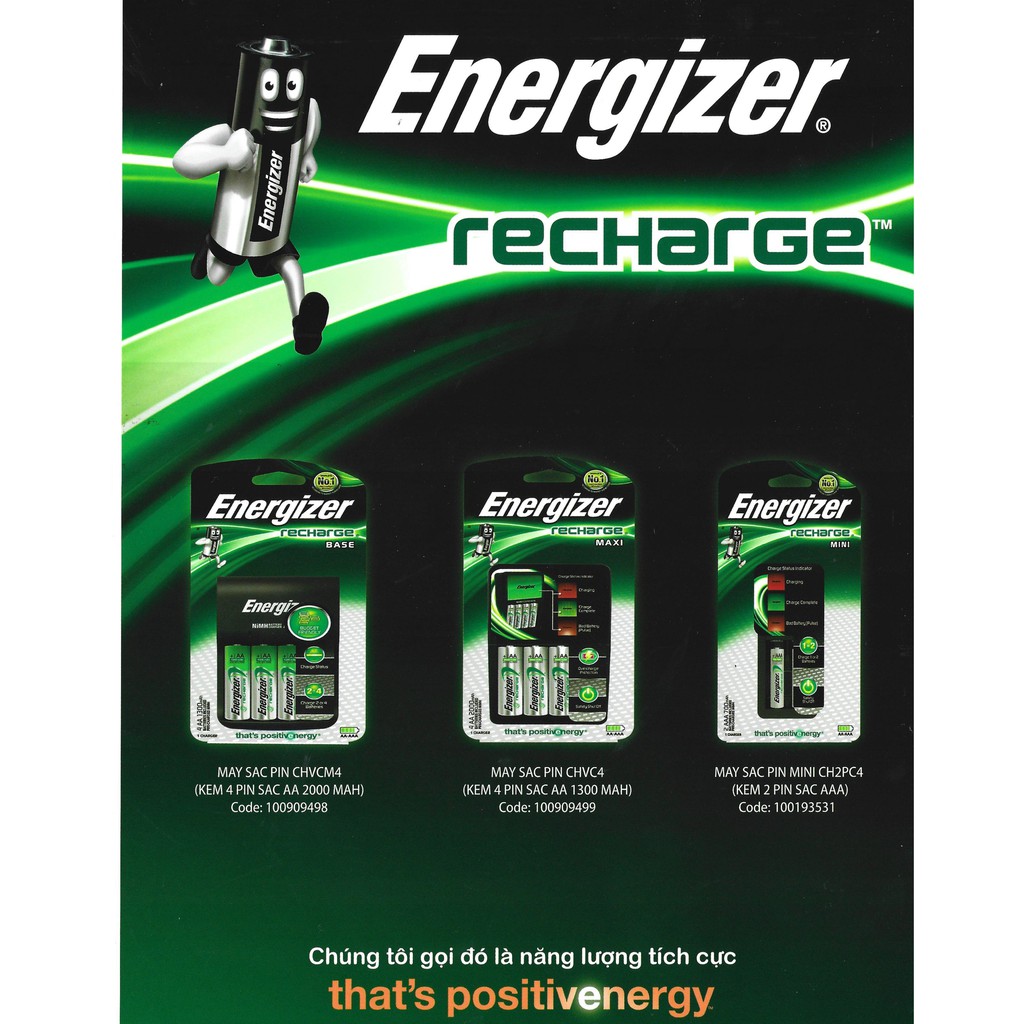 Máy sạc mini Energizer CH2PC4 - 100193531