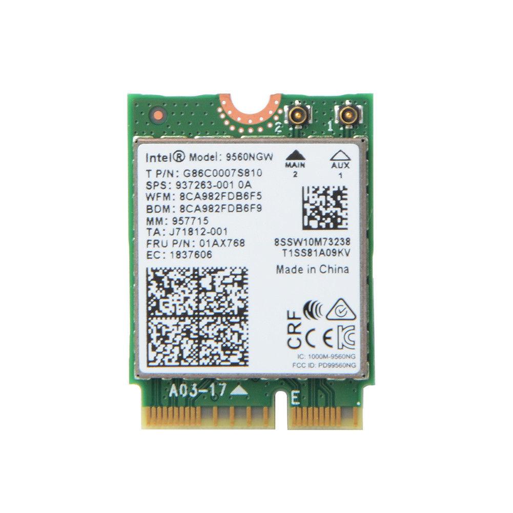 Thẻ WiFi không dây AC 9560 cho Intel 9560NGW 802.11ac NGFF 2.4G/5G Bluetooth5.0 | BigBuy360 - bigbuy360.vn