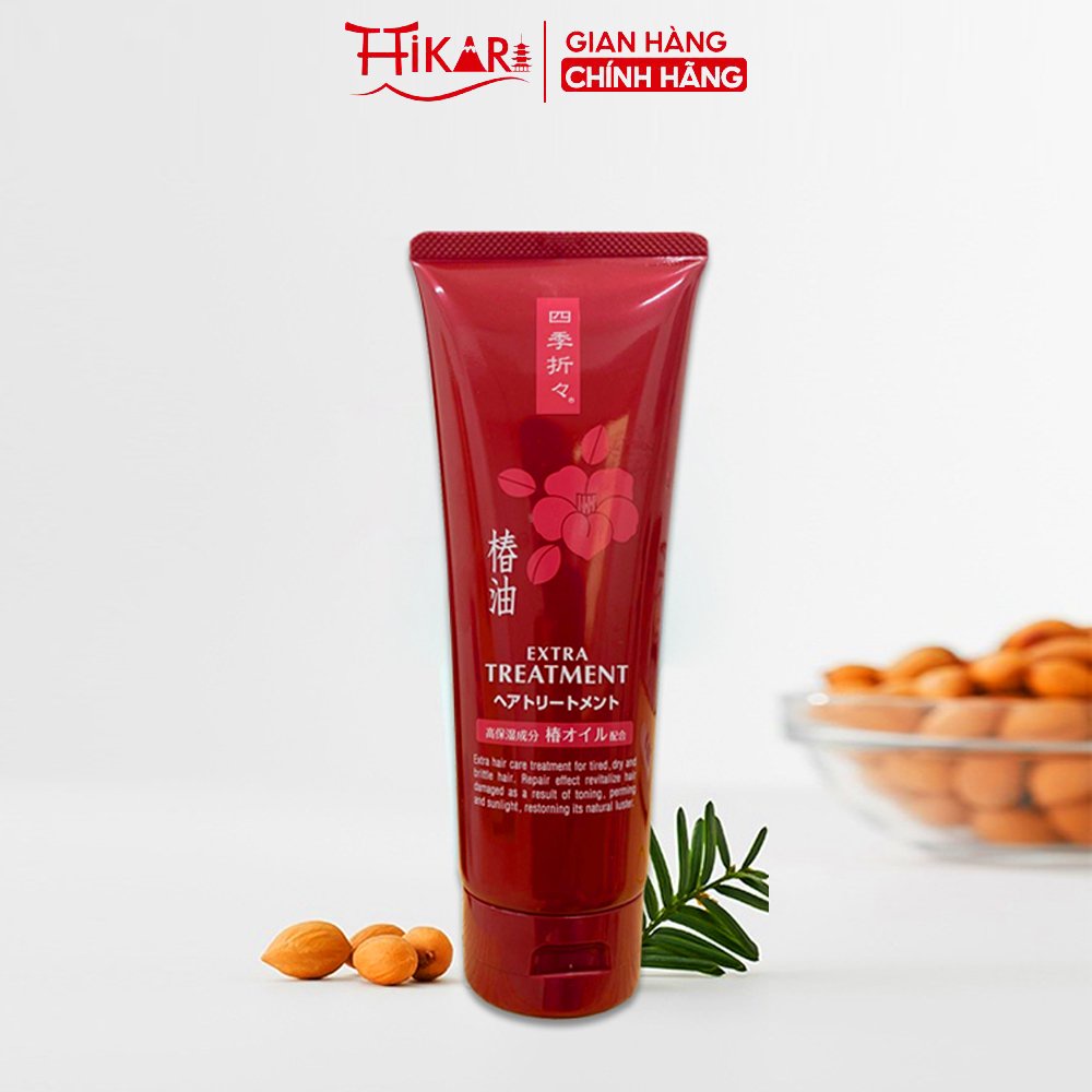 Kem Ủ Tóc Hoa Trà Kumano Tsubaki Extra Hair Treatment 230g