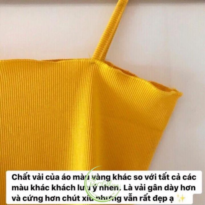 ⭐Áo Hai Dây Cuốn Biên ⭐ Croptop Vải Thun Co Dãn Bốn Chiều Freesize | BigBuy360 - bigbuy360.vn