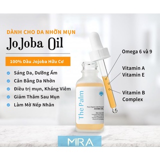 Tinh Dầu Jojoba 100% Organic Massage Trẻ Hoá Da-Miraphepmau