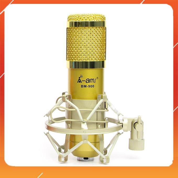 Bộ mic thu âm bm900 woaichang chân màng ma2- Combo micro Mic thu âm sound card K9 - Chính hãng - Bh 6 tháng