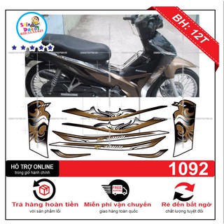 [SHIN DECAL] Tem xe wave S 110 mẫu zin