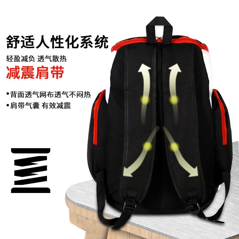 Chint l ̅ Ba Lô Thể Thao Đi Học/Đựng Bóng Rổ/Bóng Rổ Sức Chứa Lớn Cho Sinh Viên Nam Nữ