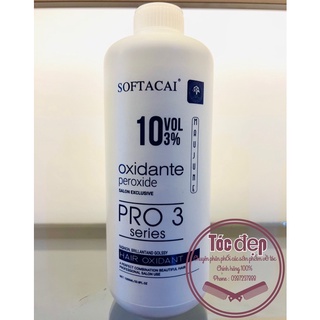 Oxy trợ nhuộm 3%,6%,9%,12% softacai giảm sót 1000ml