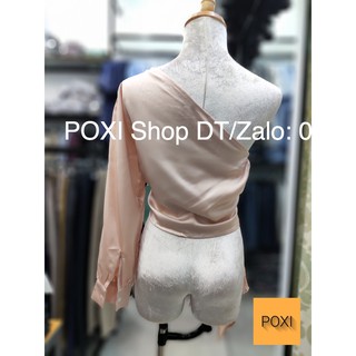 [ẢNH THẬT] Áo Lêch Vai Satin Lụa