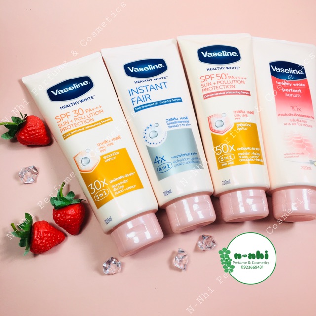 Sữa dưỡng thể VASELINE THÁI LAN - VASELINE 10X 30X 50X 4X