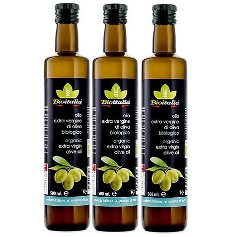 Dầu Oliu Nguyên Chất Hữu Cơ Bioitalia (250ml) - Lốc 3 Chai - Organic Extra Virgin Olive Oil