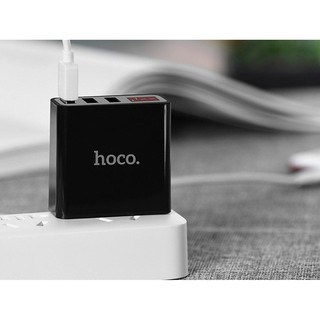 Cốc Sạc Hoco C15 3 Cổng Sạc Nhanh