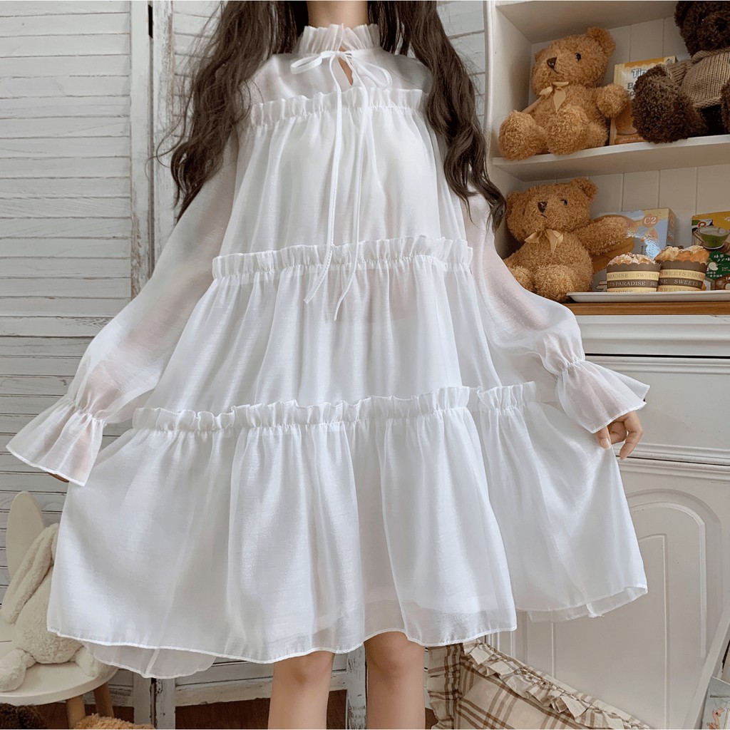 | ĐẦM LOLITA VÁY VOAN BÈO TẦNG BỒNG BỀNH - ĐẦM KỶ YẾU | BigBuy360 - bigbuy360.vn