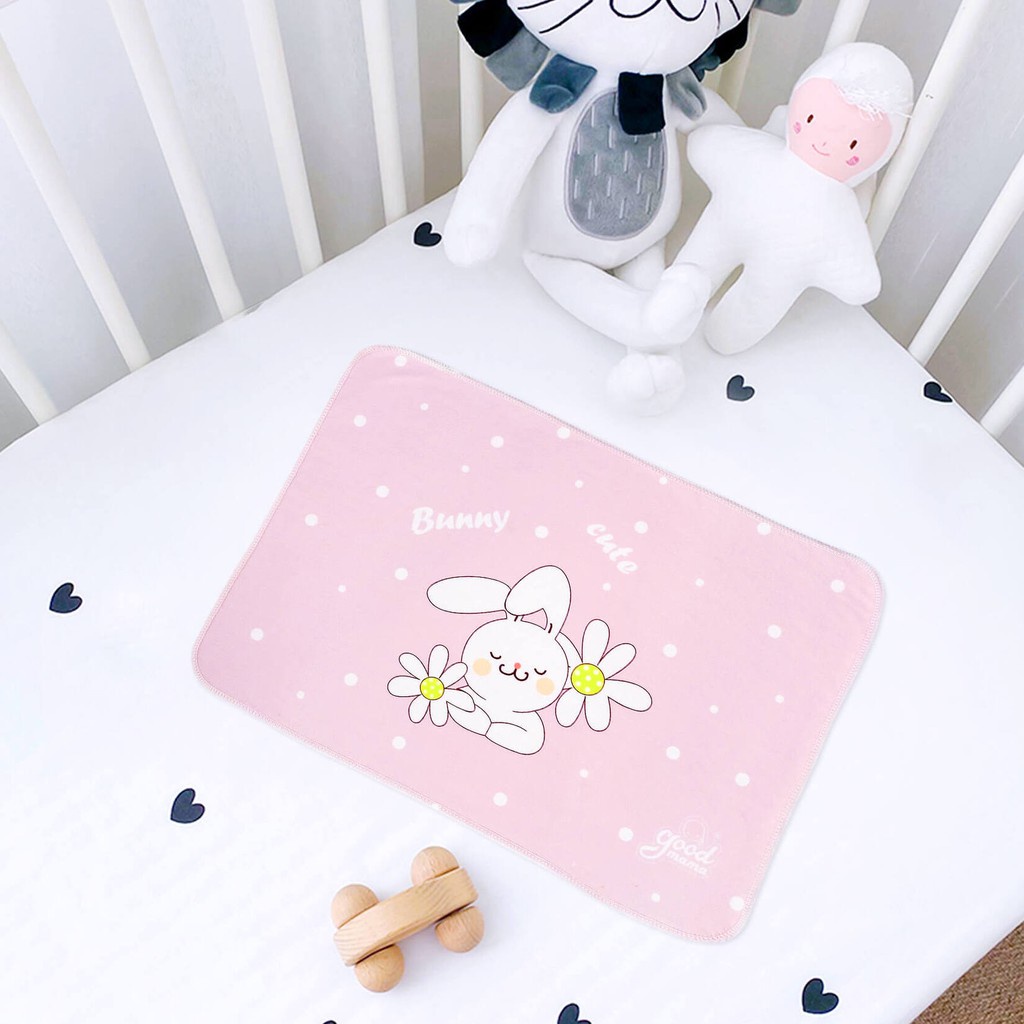 SET 5 Miếng Lót Chống Thấm - Thảm Chống Thấm Cho Bé Khổ 30x40cm GoodMama