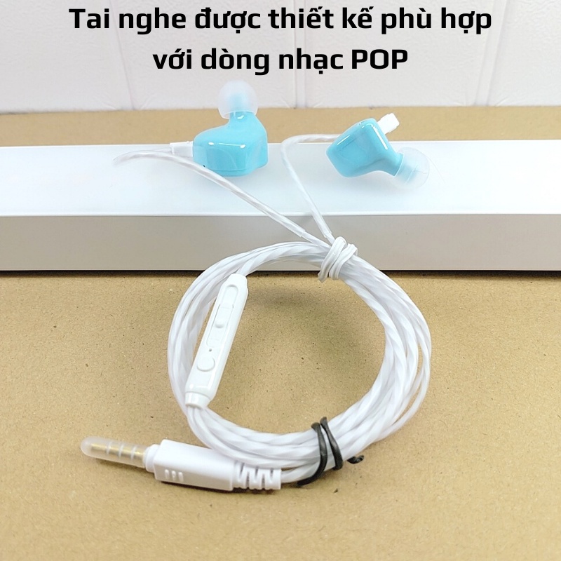 Tai nghe nhét tai QKZ AK6-X âm thanh trung thực, dải bass ấm áp, mic xin sò để làm việc online