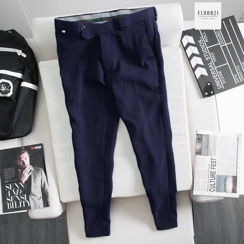 Quần tây nam hàn quốc đẹp công sở, quần vải nam đi học co giãn nhẹ mặc thoải mái chống nhăn xù | BigBuy360 - bigbuy360.vn