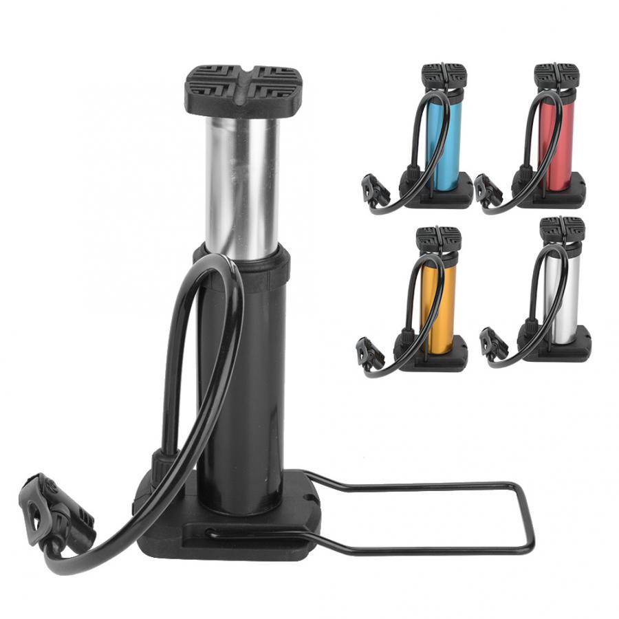 Ống bơm hơi lốp xe đạp áp suất cao nhỏ gọn bàn đạp chân mini