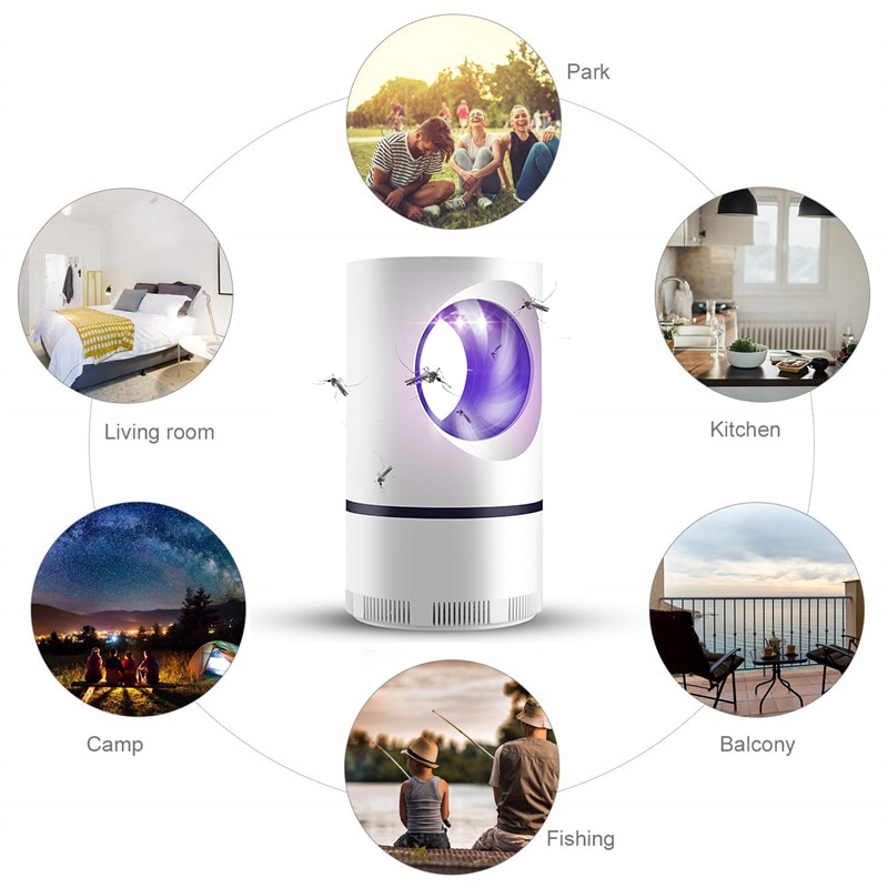 Đèn Giết Muỗi Và Côn Trùng Tiện Lợi