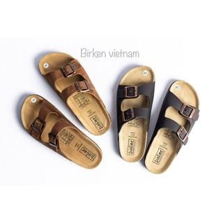 Dép đế trấu, da bò thật cho Nam & Nữ mã D01