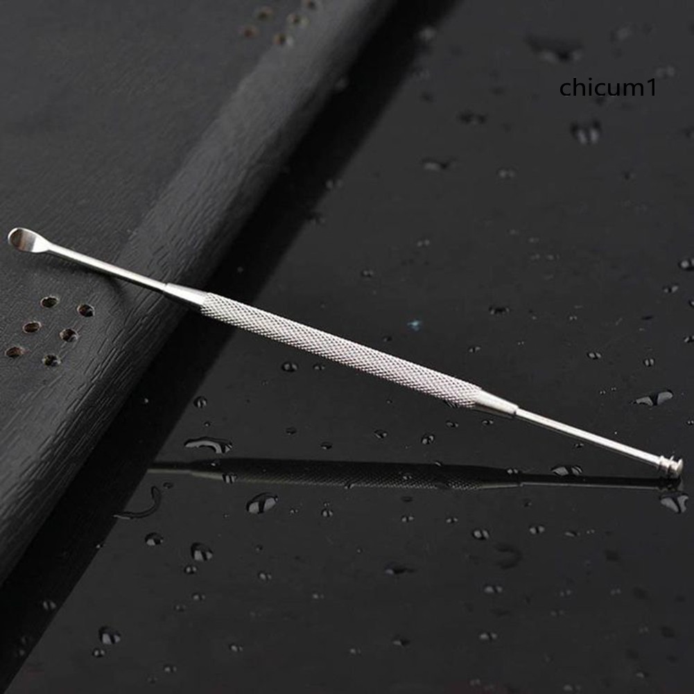 Thanh lấy ráy tai chất liệu inox thiết kế 2 đầu tiện dụng