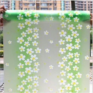 3 m Decal dán kiếng/dán kính khổ 90cm hoa lá xanh