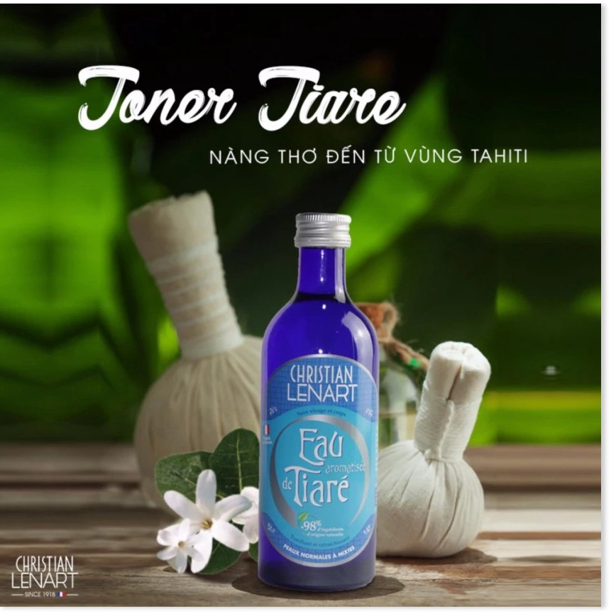 [Mã giảm giá] Nước Hoa Hồng Chiết Xuất Từ Cánh Hoa Tiaré Christian Lenart Eau Aromatisée De Tiaré 100ml