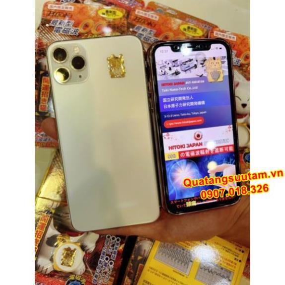 GIÁ SỈ - Chip Mèo Hitoki Nhật Bản Chiêu Tài Dán Điện Thoại, Triệt Sóng Bức Xạ Điện Từ, Ngăn Cản Sóng Gây Hại