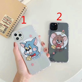 iphone 11 11 pro max Xr Xs max X Cute Cat Mouse Ốp lưng TPU mềm
