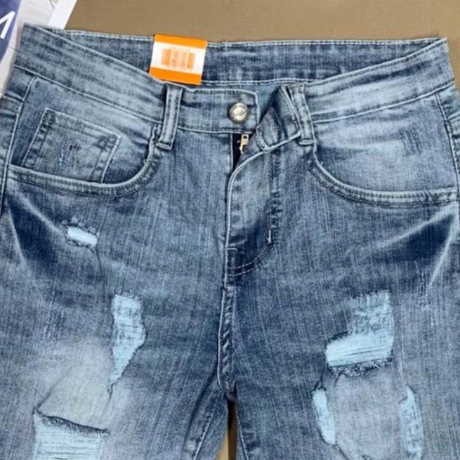 Quần short jean nam, Quần Lửng Nam Jean thời trang cao cấp  Carollstore 07