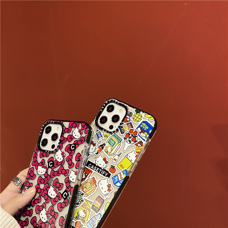 Ốp Lưng Tpu Mềm Họa Tiết Mèo Hello Kitty Dễ Thương Cho Iphone 12 11 Pro Max 6 6s 7 8 Plus Iphone X Xs Max Xr Se 2020