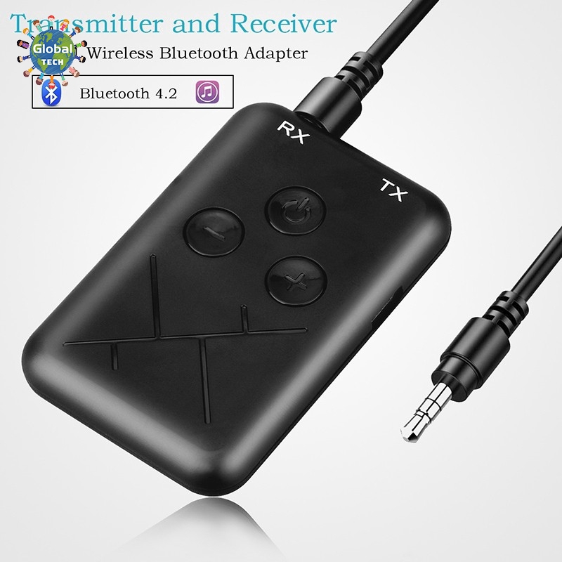 [GB.TECH] 2-in-1 Bluetooth 4.2 Transmitter Receiver Stereo Audio 3.5mm Music USB Adapter