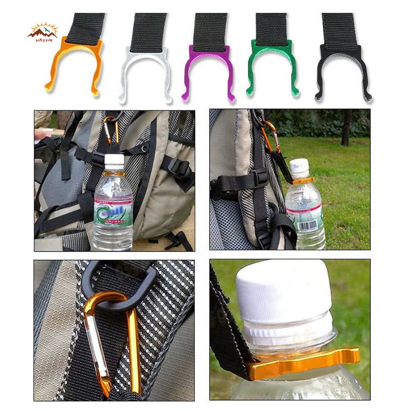 Móc Khóa Treo Chai Nước Cắm Trại Tiện Lợi