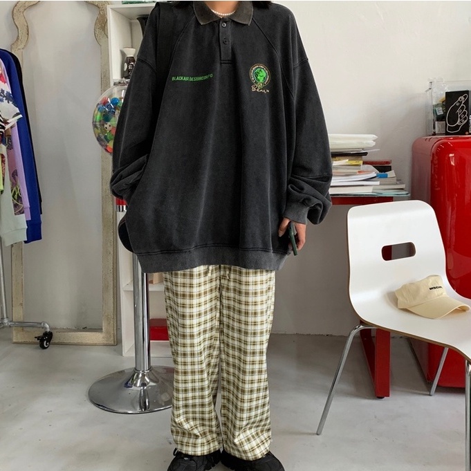 Áo thun polo tay dài phong cách Hàn Quốc thời trang mùa thu cho nữ | BigBuy360 - bigbuy360.vn