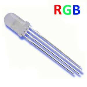 [10 cái] Led RGB 5mm Catot (Âm chung)