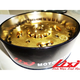 Bộ nhông sên dĩa xe WAVE A/S/RS, Future FI, Blade, Axelo, Elegant 428H-14T-36T-106L đúc xi vàng Lixi