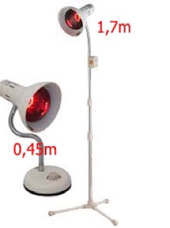 Đèn hồng ngoại - Đèn gù (kèm bóng - Chiết áp - BẢO HÀNH 3 NĂM)