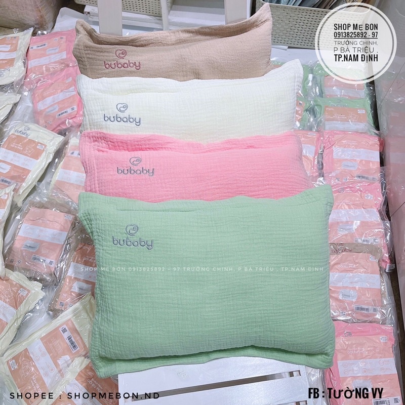 [Tăng kèm 1 vỏ gối] Gối Bubaby Mun sợi mulis
