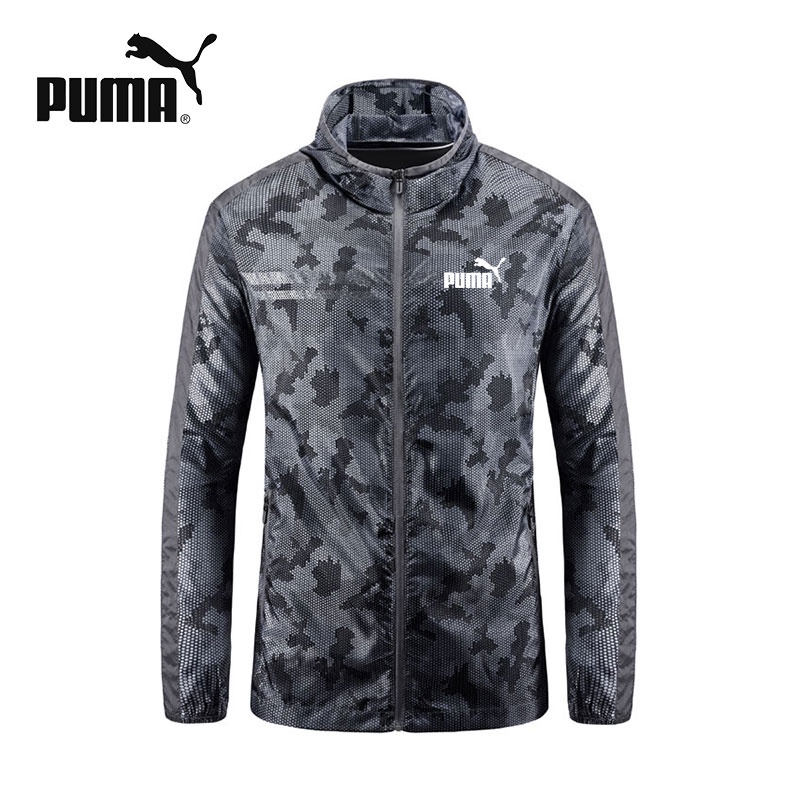 Áo khoác hoodie puma chống nắng nhanh khô thoáng khí cho nam