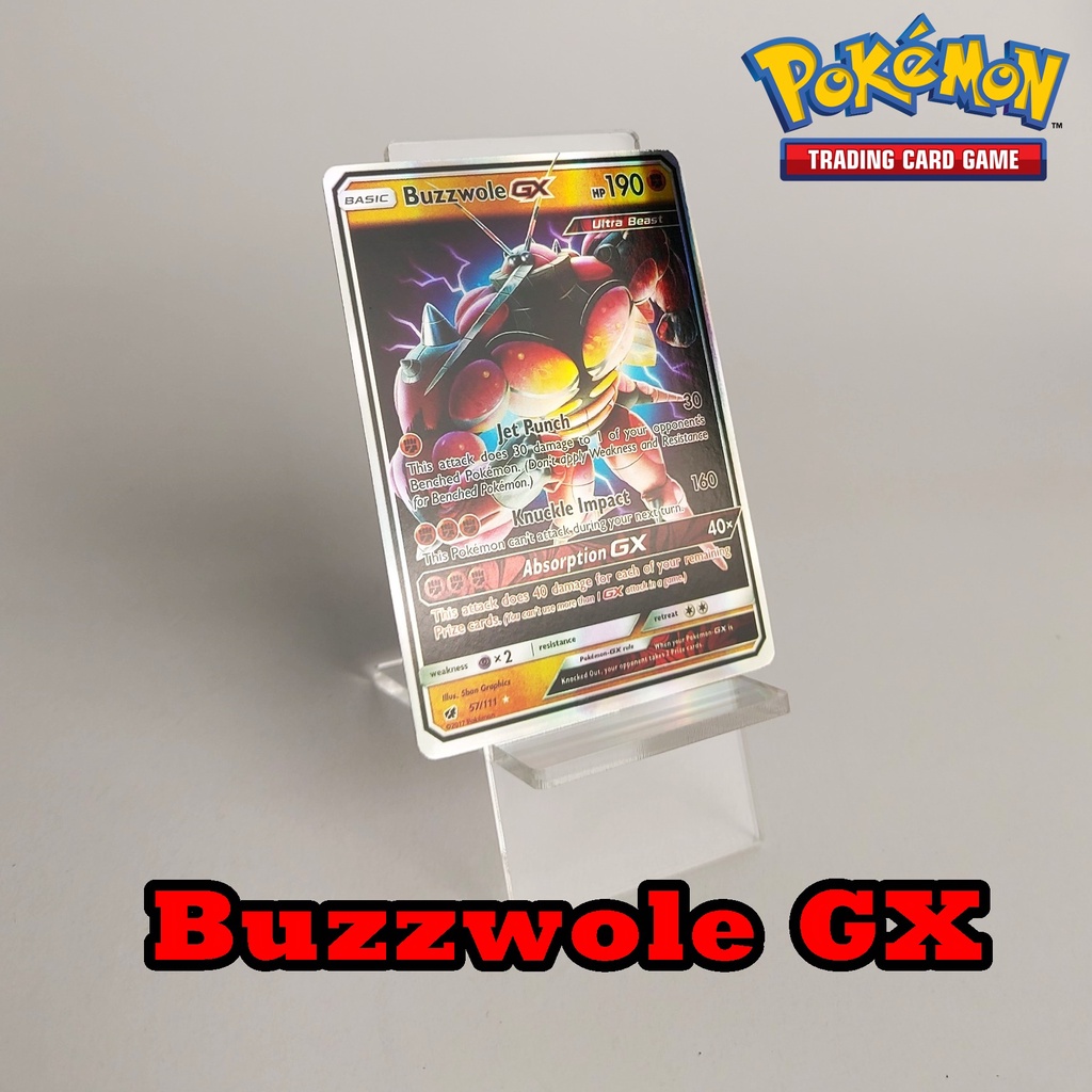 Thẻ bài Pokemon Buzzwole Gx