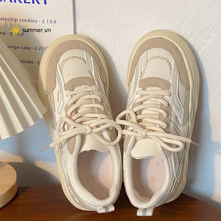 Giày Thể Thao Đế Dày Phong Cách Hàn Quốc Thời Trang Mới 2022 Cho Nữ