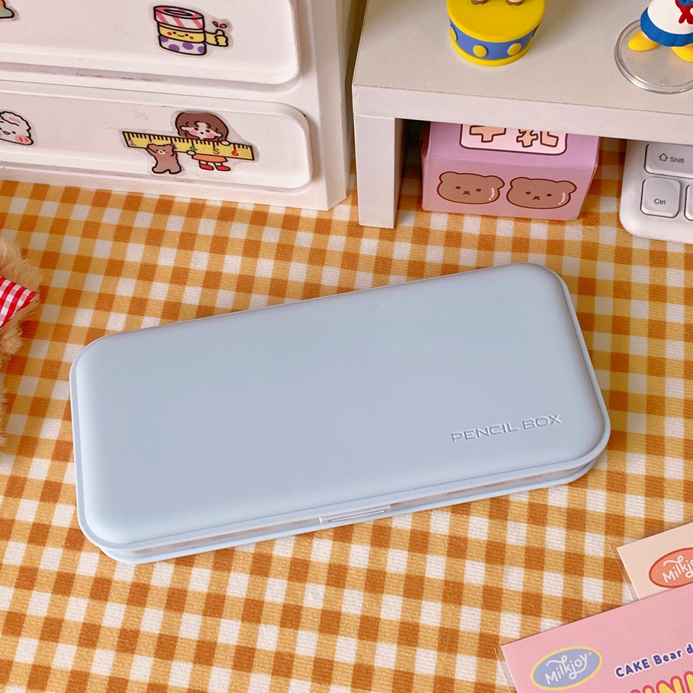 Hộp đựng bút học sinh Pencil Box bằng nhựa dễ dàng thiết kế sáng tạo họa tiết dễ thương LIZAMO HB86