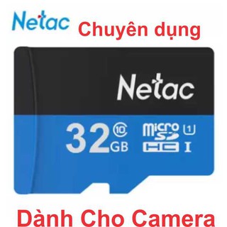 Thẻ nhớ SD micro NETTAC 32GB - chuyên dụng dành cho Camera