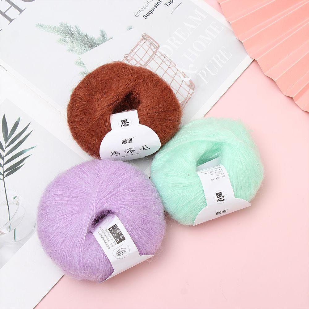 Cuộn Len Sợi To Đan Móc Mềm Mại 25g