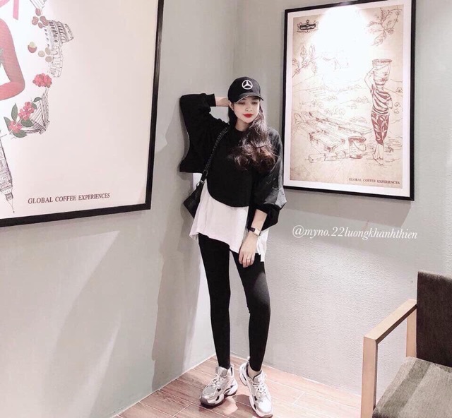 100% ảnh thậtSet 3 Món (áo sweater+áo dây+legging)