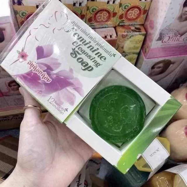 Soáp xà phòng vùng kín Feminnine Thái Lan