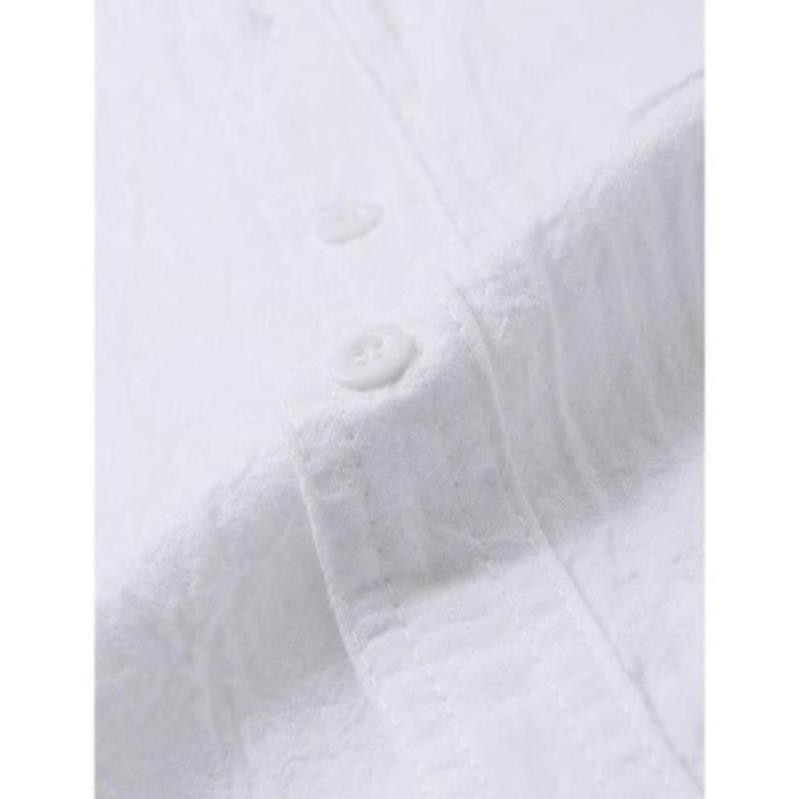 (NT) Áo Sơ Mi Nam Đũi Nhật Cổ Trụ (0) 2 16 | BigBuy360 - bigbuy360.vn